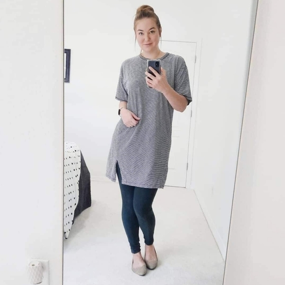 Rag & Bone Striped Cotton Dress L - Picture 1 of 7